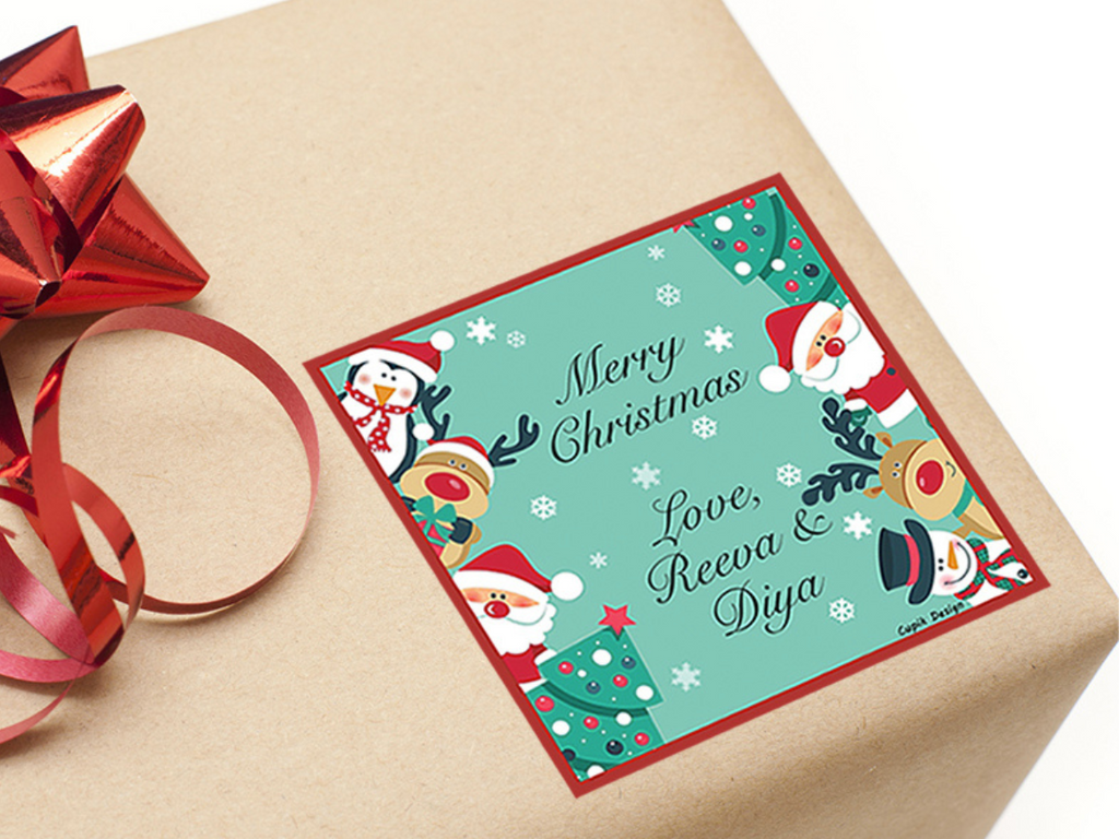Gift Pattern Sticker Make Gifting Special | Personalised Gift Stickers with Names & Love ...