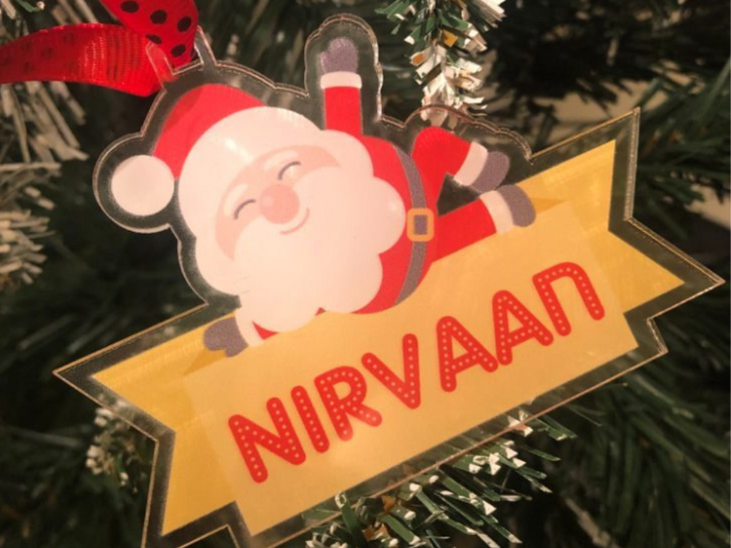 Personalised Christmas ornaments