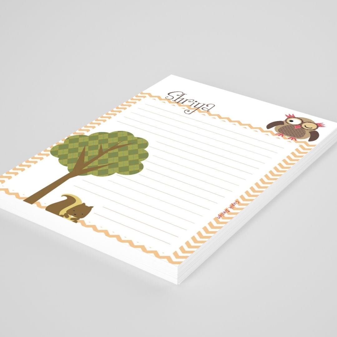 Woodland Animals Notepad – Cupik Design India