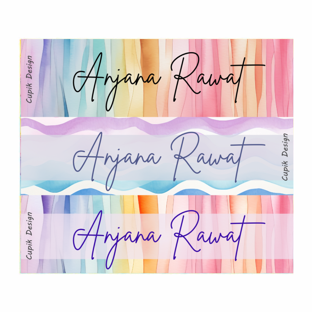 Personalised Name Stickers | Buy Name Stickers for Kids Books - Cupik ...