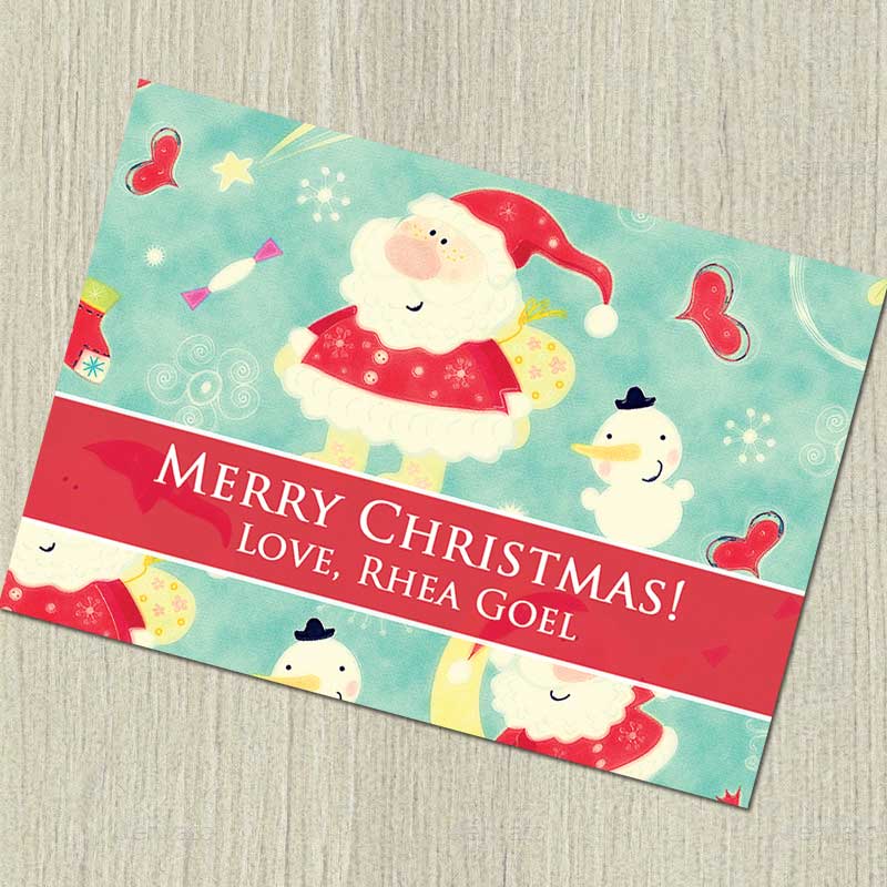 Santa Gift Notecards – Cupik Design India