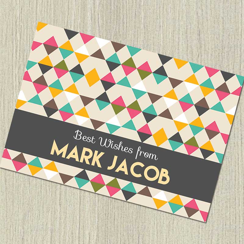 Geometry Note Card Geometry Gift Notecards – Cupik Design India