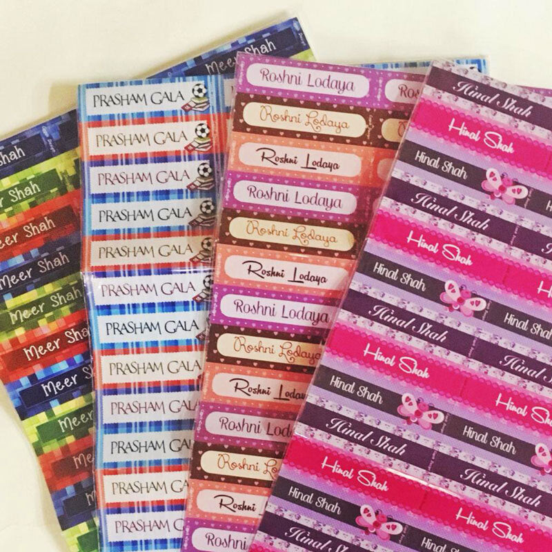 Personalised Name Stickers | Buy Name Stickers for Kids Books - Cupik ...