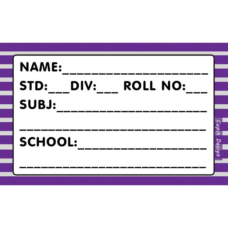 Personalized School Book Labels: Get Organized with Custom Book ...