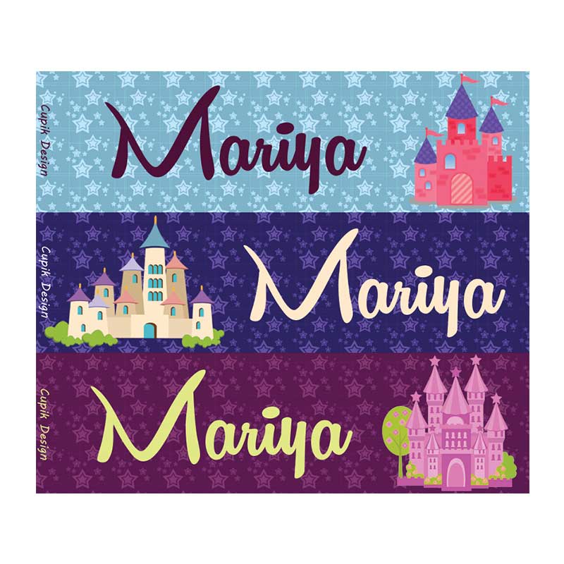 Rectangular Waterproof Name Stickers | Cupik Design – Cupik Design India