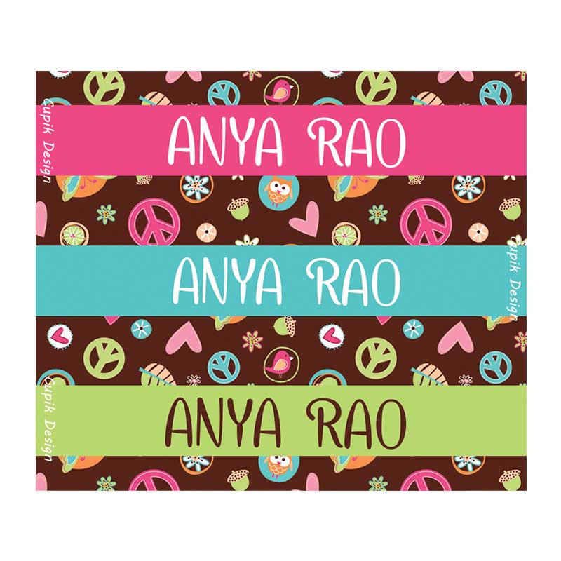 Rectangular Waterproof Name Stickers | Cupik Design – Cupik Design India