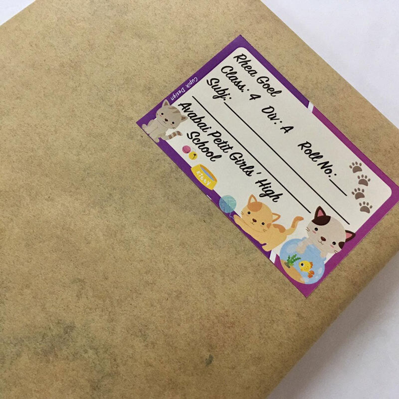 Cars School Book Labels – Cupik Design India